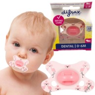 DIFRAX DENTAL cumlík 0-6m RUŽOVÝ FLAMINGO