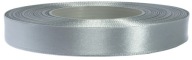 Saténová stuha 12 mm 32 m - strieborná