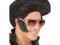 Bokombrady, čierne bokombrady, Elvisov prestroj