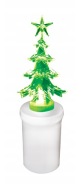 LED VLOŽKA VIANOČNÉHO STROMČEKA, NA AKUMULÁTOROVÚ, DEKORÁCIA, 16,5 cm, ZELENÁ
