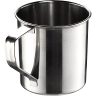 OCELOVÝ HRNEK 400ml NA TURISTICKÝ ČAJ