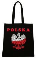 Bavlnená taška s vlasteneckou vlajkou Poľský znak