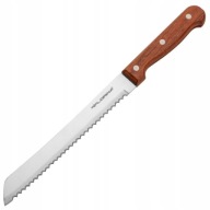 KUCHYŇSKÝ NÔŽ NA CHLIEB SO SEMENNÝM DREVENÝM RÚČITKOM 20CM