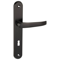 Kľučka dverí dlhý tanier LENOX 72 Key Black