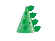 Dinosaury papierové narodeninové čiapky, 8 ks.
