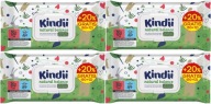 Kindii NATURAL BALANCE VLHČENÉ Utierky 4x60ks