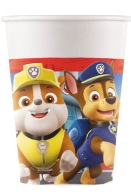 Paw Patrol papierové poháre, 8 kusov, 200 ml