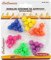 KORÁLKY NA KOLESÁ SPOKES GULIČKY SADA 36 KUSOV
