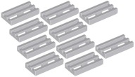 LEGO Plochý tanier 1x2 gril J. Grey 2412/4211350 x10