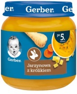 GERBER Zeleninová polievka s králikom 125 g