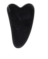 GUA SHA MASÁŽNY KAMEŇ NA TVÁR, OBSIDIÁNOVÁ DOSKA
