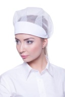 Ochranná tylová čiapka pre gastronómiu a farmáciu - poľský výrobok