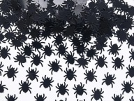 PAVÚKY na HALLOWEEN ČIERNE STRAŠNÉ KONFETY 15g