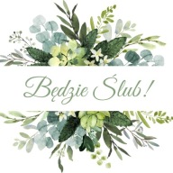 SVADOBNÉ OZNÁMENIE Greenery 10 kusov