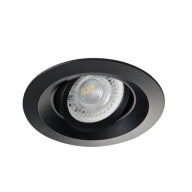 KANLUX Očko Stropné LED pohyblivé svietidlo 10W GU10 Matt Black