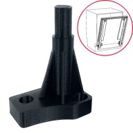 Ľavá os spodného pántu pre umývačku riadu IKEA BEHJALPLIG