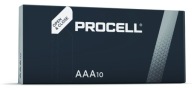 10x ALKALICKÁ BATÉRIA DURACELL PROCELL LR03 R03 AAA