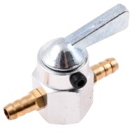 Univerzálny prietokový kohútik 6mm strieborný Racing Force