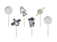 Piki pikery Kosmos na narodeniny 7cm 6ks