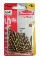 SKRUTKY DO DREVENÉHO NÁBYTKU SKRUTKY MET 3,0x30 mm 45 ks