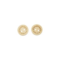 2ks okrúhly gombík, Ručne vyrobený so štítkom 20mm