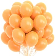 VEĽKÉ matné halloween oranžové balóny