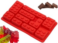 BLOKY Forma na čokoládu, PRALINY, želé, želé, silikónová FORMA