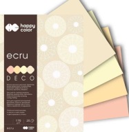 DECO BLOCK TECHNICAL FAREBNÝ PAPIER krémový ECRU A4