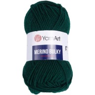 YarnArt | Merino Bulky | 590 | fľaškovo zelené