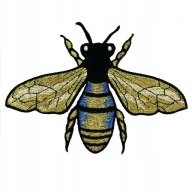 Motýlik FLY gold Bee Insect TERMO patch