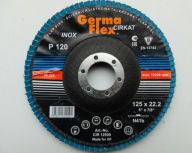 Konvexný lamelový a kotúčový brúsny kotúč Cirkat I N41b 125x22,2mm 120