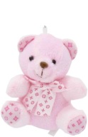 Prívesok MEDVEĎ MASKOT S MAŠĽOU, KRÚŽOK NA KĽÚČENKU, 10 cm