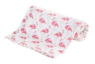 Bocioland Bambusová plienka 30x30cm Flamingos