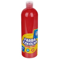 ČERVENÁ ŠKOLSKÁ FARBA NA PLAKÁT VO FĽAŠI 500 ML (0,5 litra) ASTRA