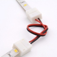 Konektor pre LED pásik 2PIN, 2-stranný, 8mm kábel