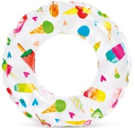 Nafukovací kruh na plávanie plážový kruh pre deti 51 cm INTEX 59230 ZMRZLINA