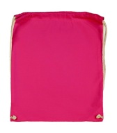 BAVLNENÁ ŠKOLNÁ GYMNASTICKÁ TAŠKA Magenta