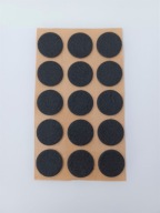 Samolepiaca plstená podložka, čierna, priemer 30 mm