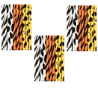 Jednorazové slamky na pitie, papierové tuby, farebná zebra, narodeninový tiger