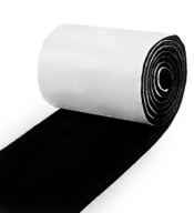 Plstený pás 3mm s lepidlom, 160x10cm - čierny