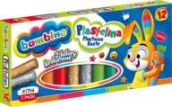 Plastelína 12 farieb BAMBINO