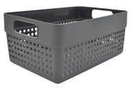 ORGANIZER kôš nádoba KOŠÍK 15,5x10x23,5 plast SIVÁ 3,5l