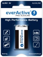 ALKALICKÁ BATÉRIA EverActive Pro 6LR61 9V - 1 PC
