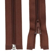 ŠPIRÁLOVÝ Zips #5 - 30 CM - HNEDÝ