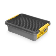 Pevný úložný box SOLID 1512 Graphite 8,5L s krytom