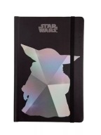 Zápisník A5 CoolPack čierny s gumou Disney 100 Mandalorian 80 listov