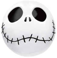Skull Halloween Party fóliový balón 45 cm