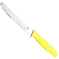KUCHYŇSKÝ NÔŽ SO SEMIENKAMI 10,5 CM ŽLTÝ