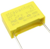 Kondenzátor MKP 100nF/310VAC X2 raster 15mm (2ks) /4399-2