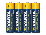 VARTA INDUSTRIAL alkalické batérie LR6 AA 4 ks